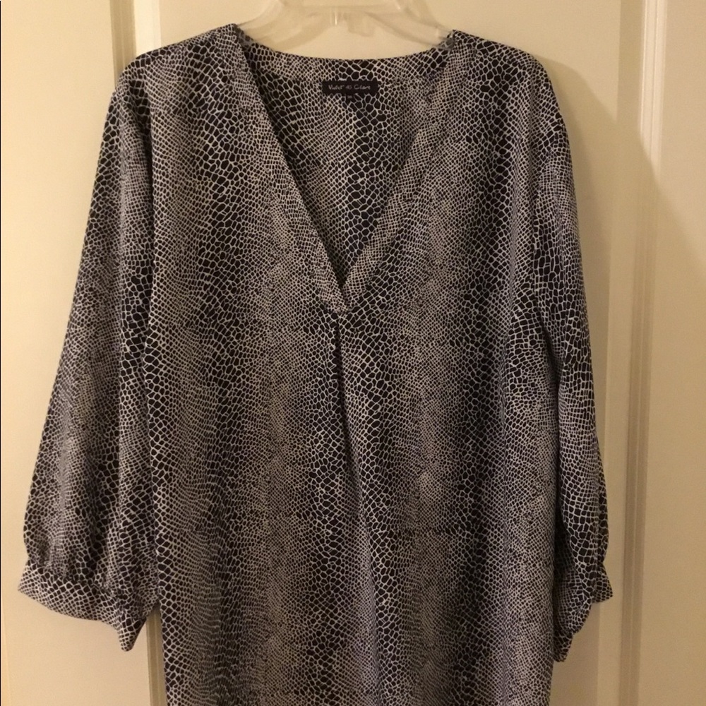 Violet & Claire animal print blouse